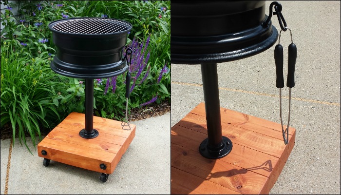 DIY Tire Rim Grill How To