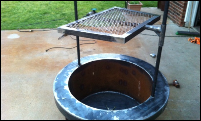 Fire Pit with Cooking Grill