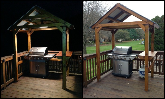 Build your own backyard grill gazebo | DIY, Grill Gazebo