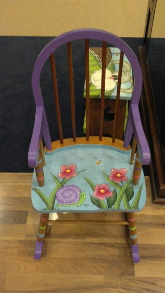 Hand-painted chairs