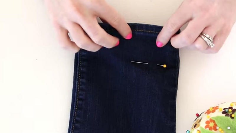 How to hem jeans fast and easy
