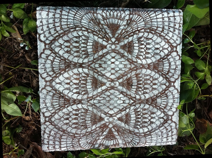 Lace-like stepping stones