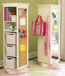 Build a space-saving swivel storage cabinet ! â€