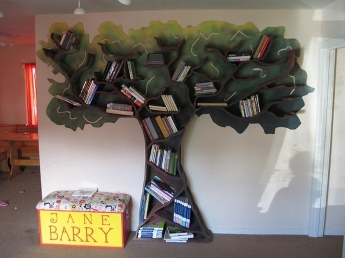 Tree Shaped Bookshelf