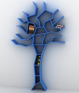 Tree Shaped Bookshelf