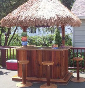 DIY Backyard Tiki Bar In 4 Effortless Steps