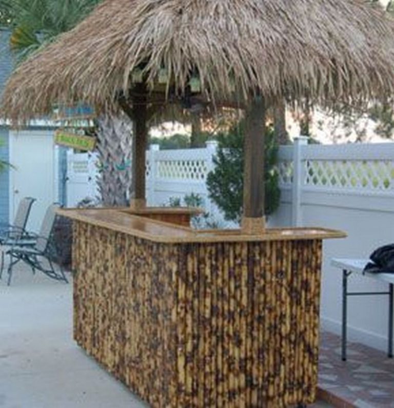 DIY Backyard Tiki Bar in 4 Effortless Steps