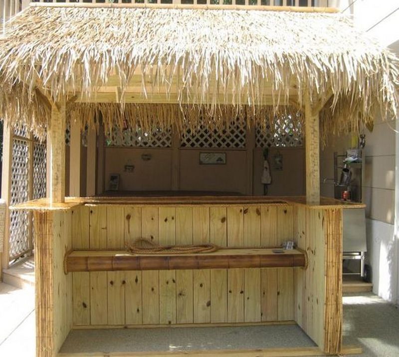 DIY Backyard Tiki Bar In 4 Effortless Steps