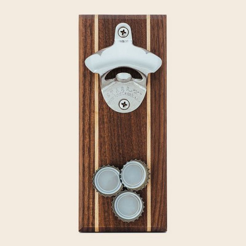 This is perfect as a nice housewarming gift. Magnetic Catch Bottle Opener