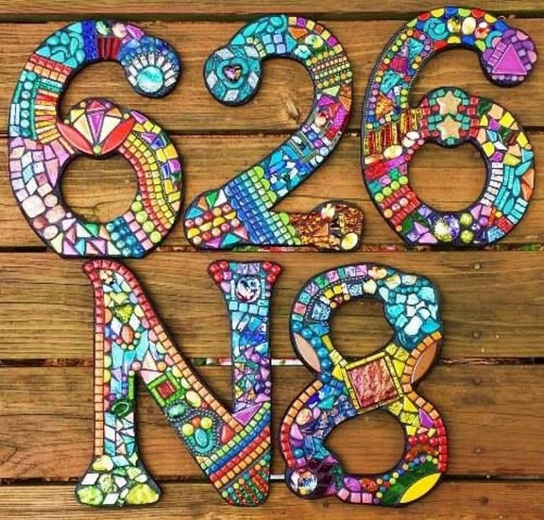 DIY Mosaic House Numbers – 10 Simple Materials to Make Stunning Designs ...