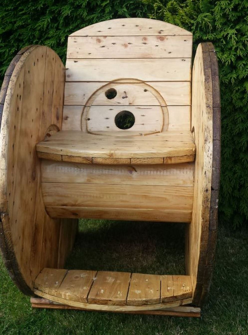 Turn A Cable Spool Into A Rocking Chair Your Projects Obn