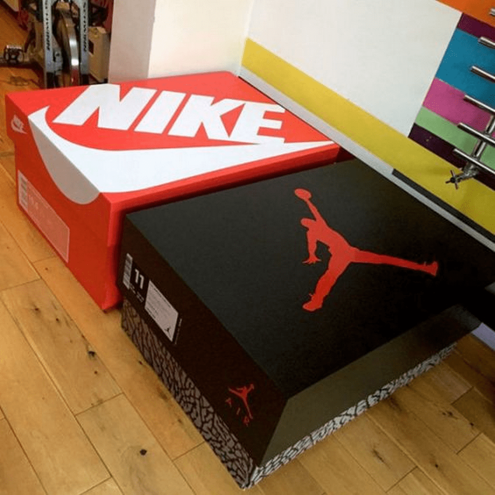 Giant SHOE BOX Label Only 