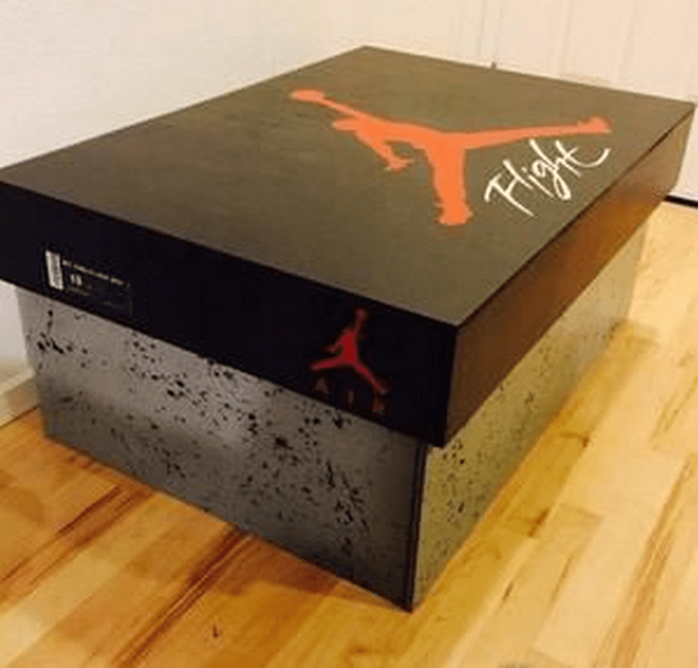 giant air jordan shoe box