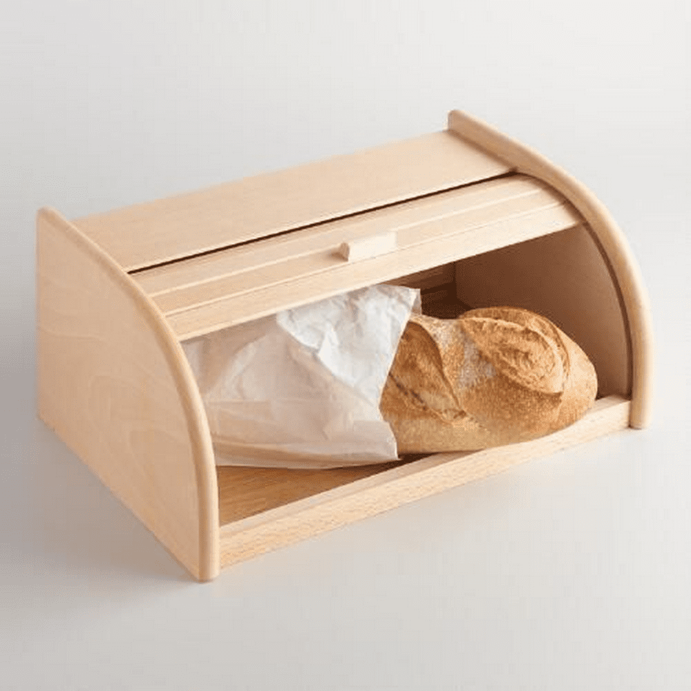 Here's a DIY breadbox project that definitely exemplifies form and function.