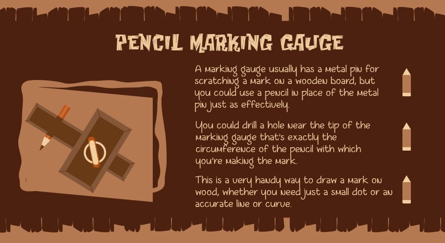 Make A pencil marking guage