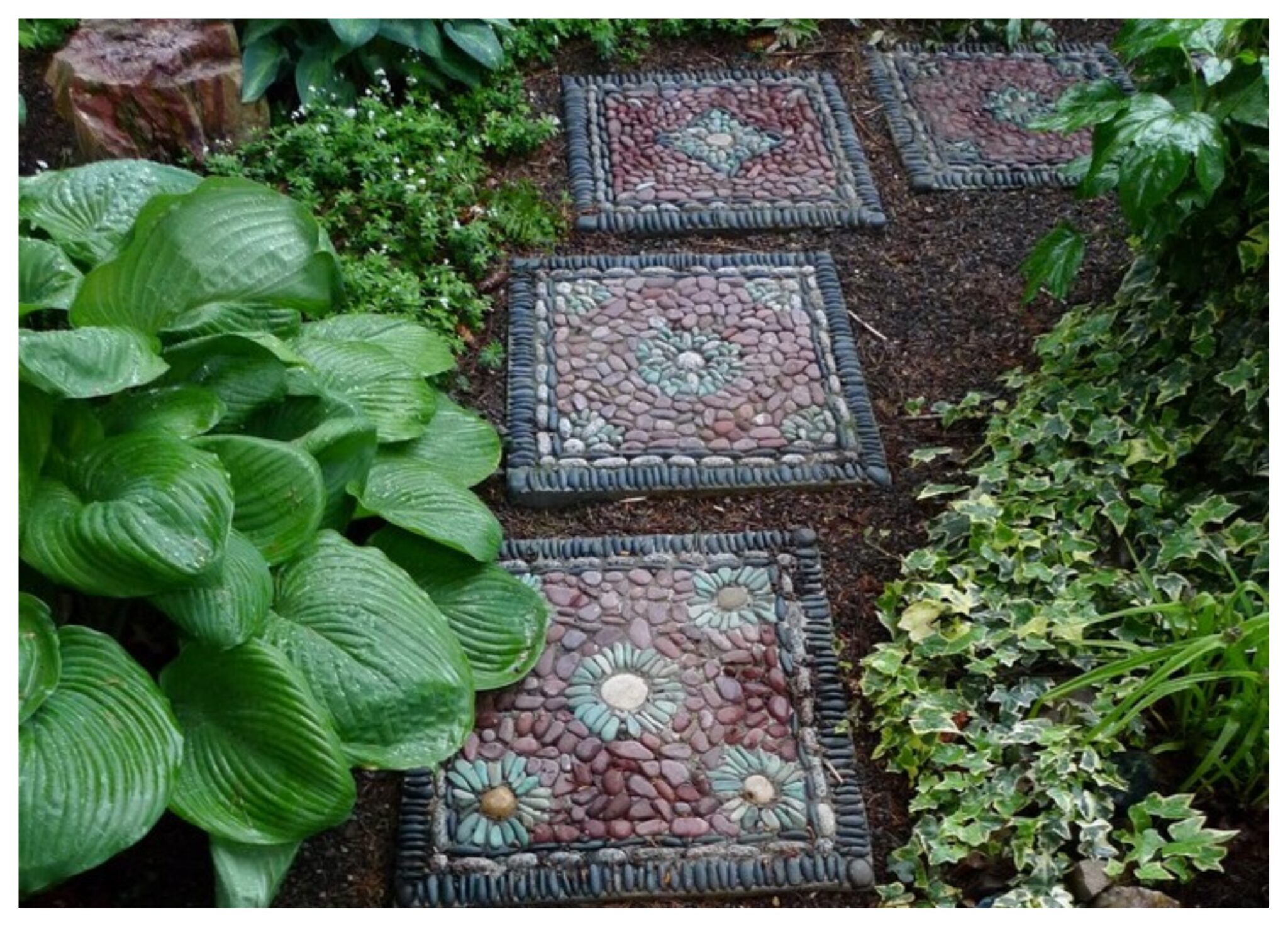 Creating Stunning Pebble Mosaic Stepping Stones For Your Garden Your