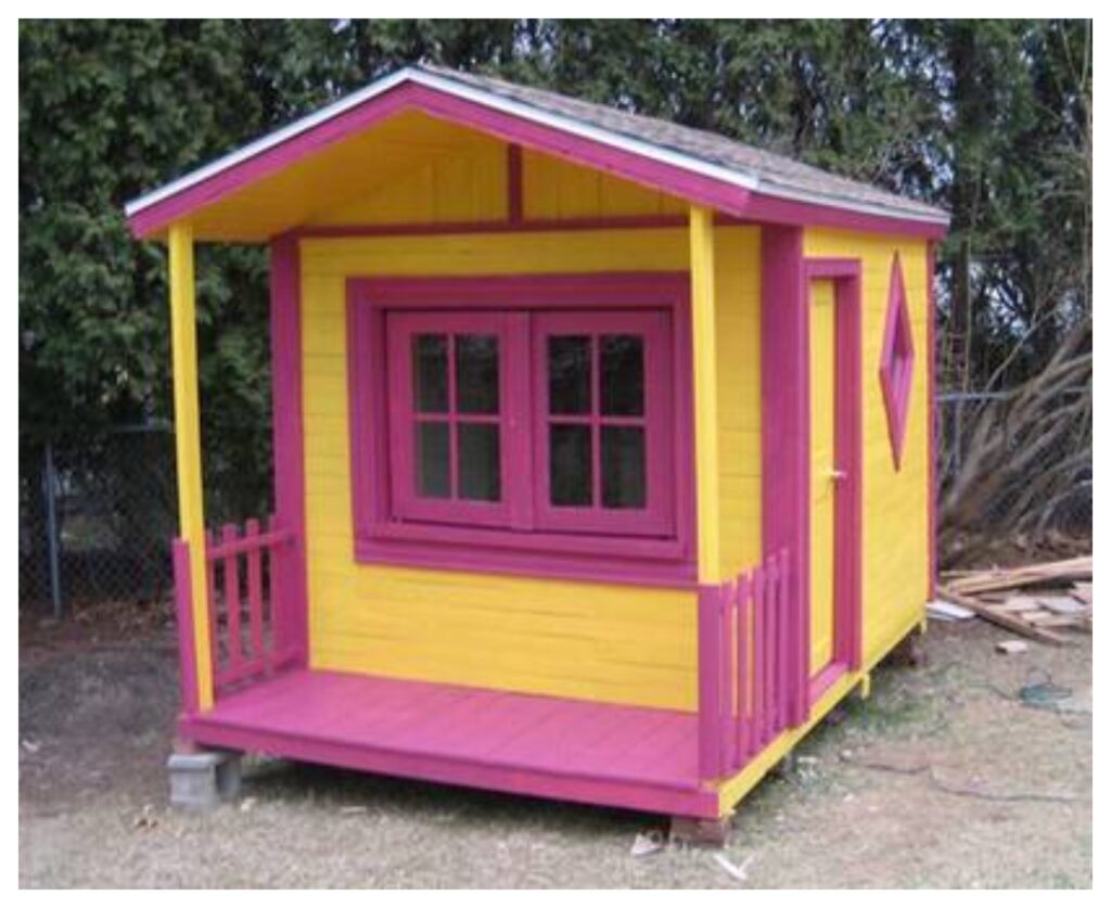 Build the Kids an Awesome Pallet Playhouse!