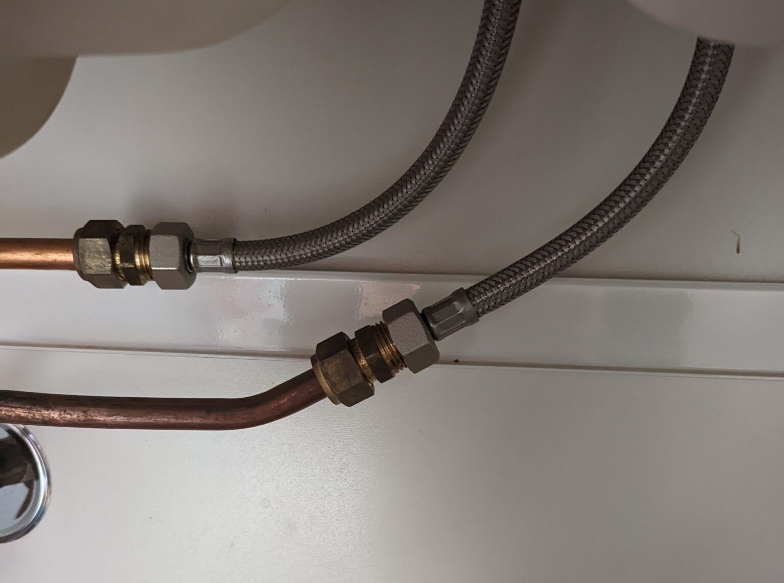 How To Connect Faucets With Flexible Water Hoses Your Projects OBN   Braided Hose 1 1536x1142 