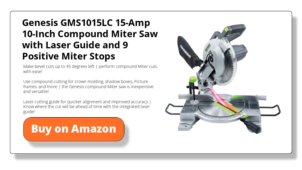 Genesis 10-Inch 15-Amp Compound Miter Saw GMS1015LC
