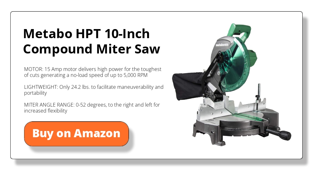 Metabo HPT 10-Inch Compound Miter Saw C10FCGS