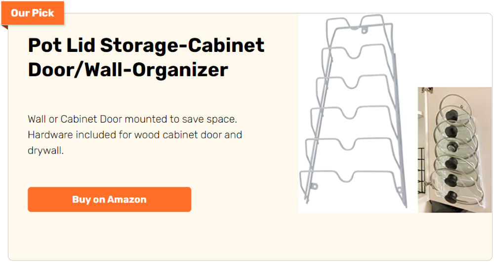 Creative and Organized Lid Storage Ideas