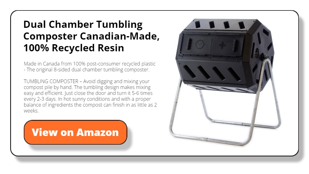 Dual Chamber Tumbling Composter Canadian-Made