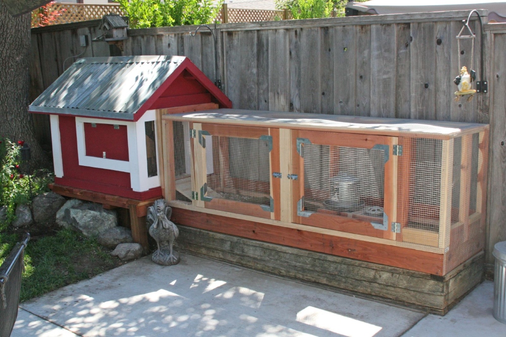 A well-protected chicken coop.