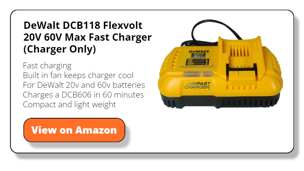 DeWalt DCB118 Flexvolt 20V 60V Max Fast Charger (Charger Only)